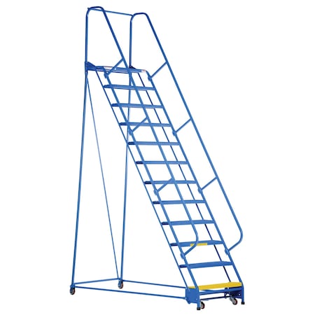 Vestil 156 H Steel PW Ladder, Grip Strut, 12 Step, 12 Steps LAD-PW-32-12-G